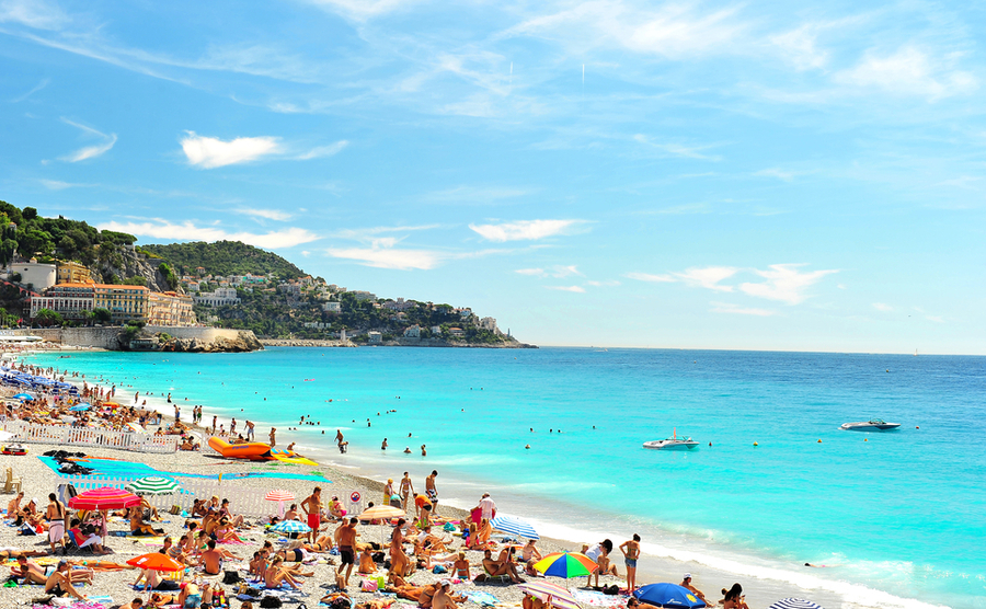 beach in Nice